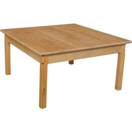 WOOD DESIGNS ‚Ñ¢ 36" Square Table with 18" Legs WD83718